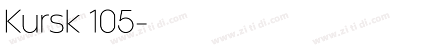 Kursk 105字体转换